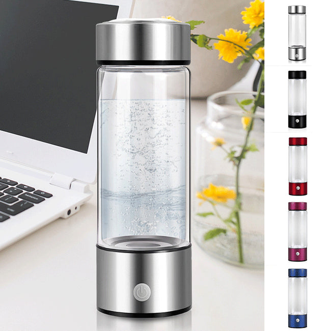 Hydrogen Water Bottles Electric Hydrogen Rich Water Generator Bottle New Technology Rechargeable Portable Antioxidant Hover Image