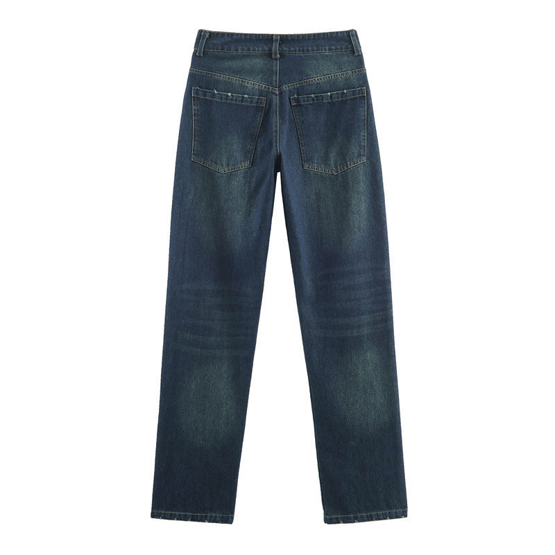 Short Slimming Denim Jacket Casual Jeans