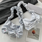 Women's Polyester Pleated Flip Shoulder Bag