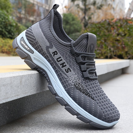 Men Breathable Mesh Running Shoes Lightweight Sneakers