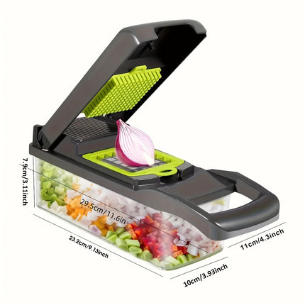 Multifunctional Vegetable Chopper Stainless Steel Blades