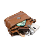 Retro Simple Middle-aged Women's Bag Soft Leather