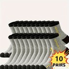 20pcs (10 Pairs) Light Gray / One-size