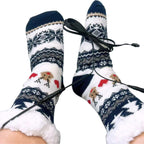 USB Electric Heating Warm Thickened Heating Room Socks