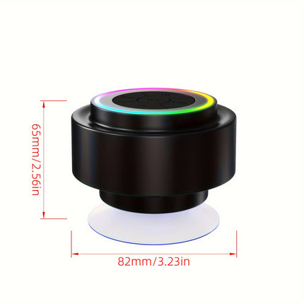 Bathroom Speaker With Built In Mic Voice Assistant TWS USB