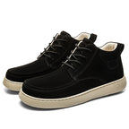 Young Men's Middle-top Casual Retro Work Shoes