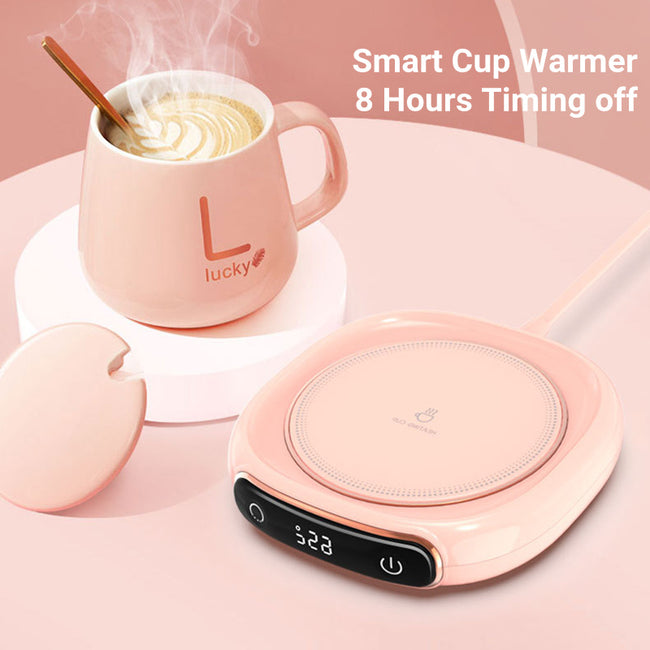 Coffee Mug Warmer Warm Coaster Smart Heating Cup Thermal Insulation Constant Temperature Coaster Heating Pad Desktop Hover Image