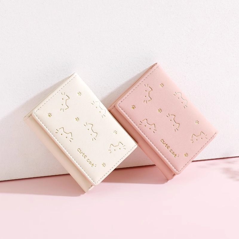 New Short Folding Small Wallet Women's Niche