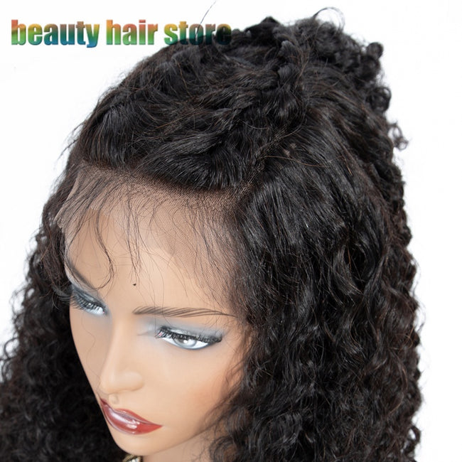 Brazilian Kinky Curly Lace Front Human Hair Wigs Main Image