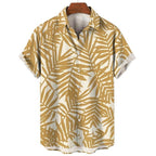 Breathable Quick-drying Casual Sports Short Sleeve 3D Printing Flower