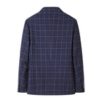 New Casual Men's Jacquard Checkered Suit