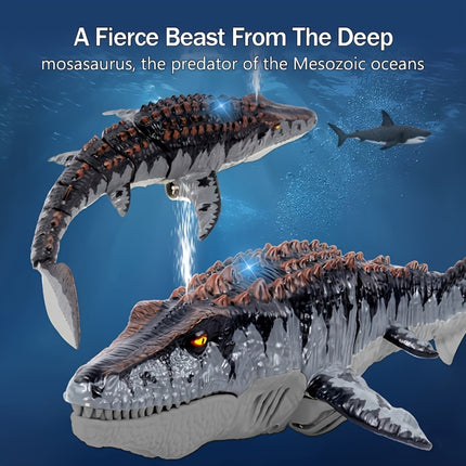 Remote Controlled Canglong Dinosaur Toy Light Up Propellers