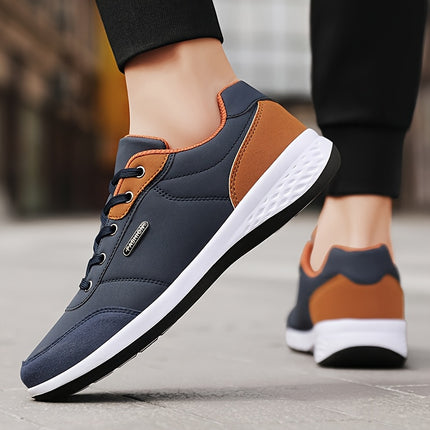 Men All Season Sneakers Cushioned Comfort Lace Up Shoes
