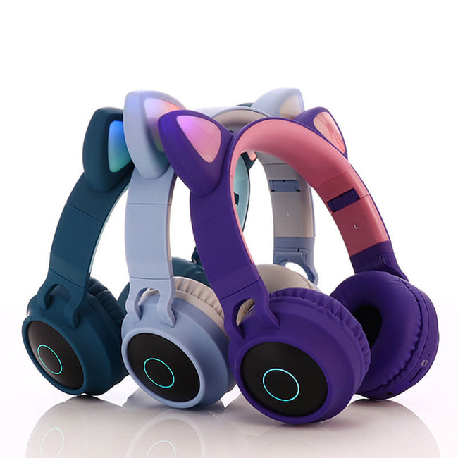 Cute Bluetooth 5.0 Headphone Stereo Wireless Headset Hover Image