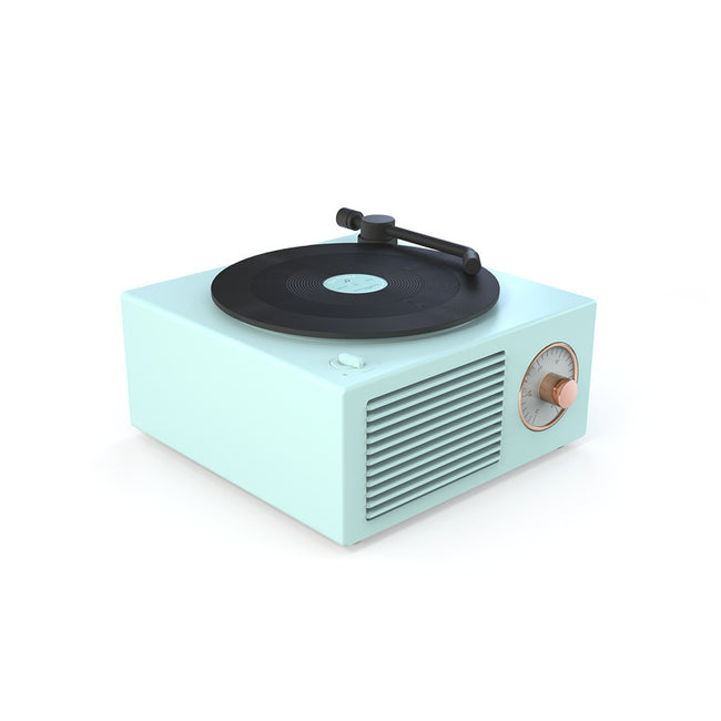 Wireless mini portable retro phonograph Bluetooth-compatible speaker Hover Image