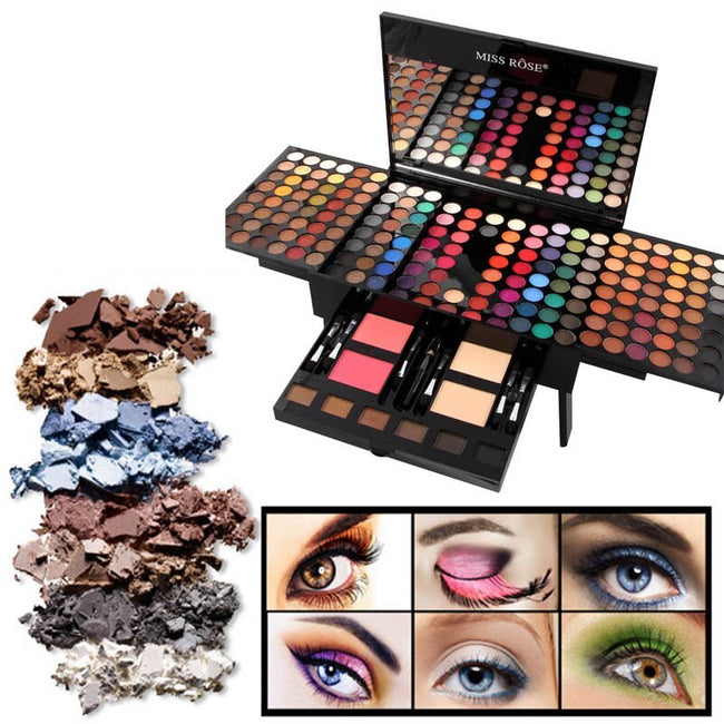 180 Colors Eyes Shadow Blush Set Personalized Piano-shaped Makeup Palette Box Hover Image