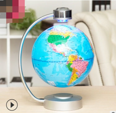 8 inch globe magnetic suspension office decoration company gift novelty creative birthday gift Hover Image