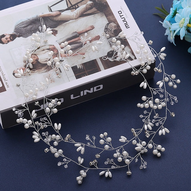 Wedding Hair Accessories Crystal Pearl Hair Accessories Main Image