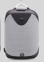 Cross border men's double shoulder bag multi function anti-theft 15.6 inch computer package British bag leisure business bag