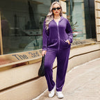 Sports Hooded Top Autumn And Winter Plus Size Women's Clothes