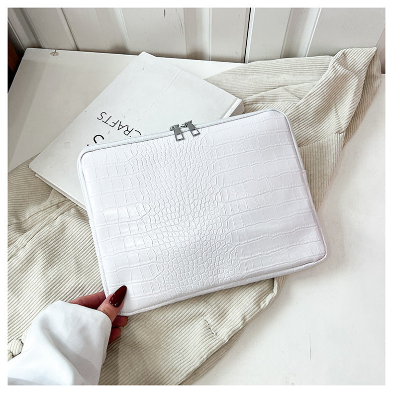 Stone Pattern Solid Color Tote Simple Small Square Bag