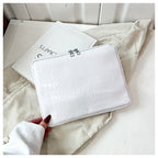 Stone Pattern Solid Color Tote Simple Small Square Bag