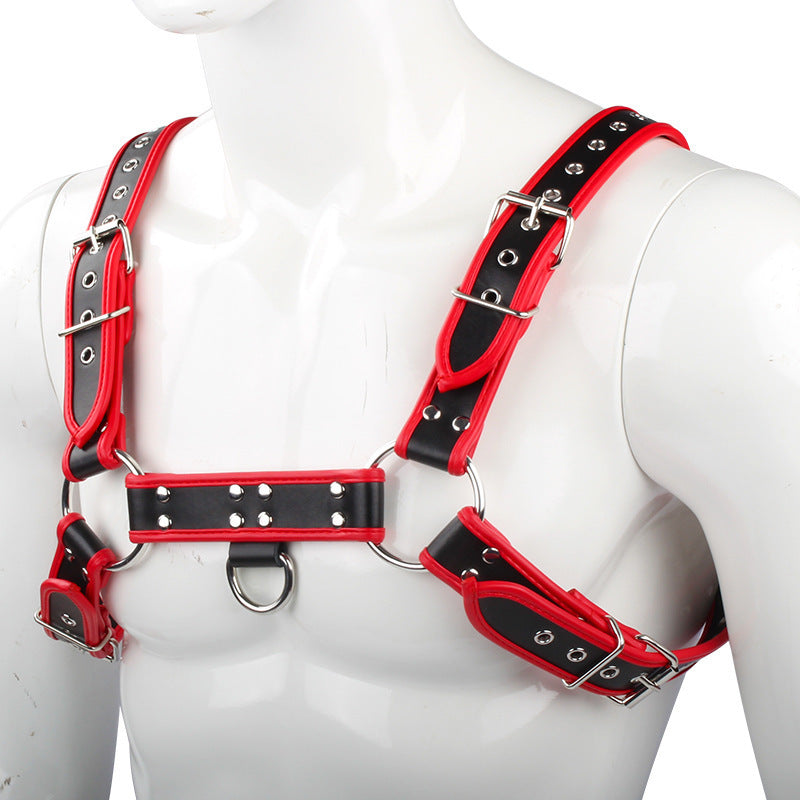 Strap Corset Toy Wear Leather Edge-wrapped Strap Binding