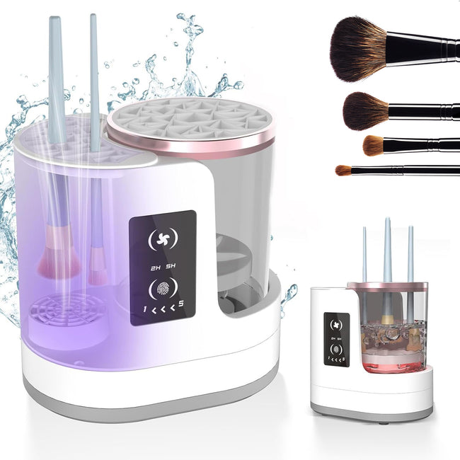 Electric Makeup Brush Cleaner Rechargeable Makeup Brushes Cleaning Tool Automatic Makeup Brush Cleaning Stand Device Hover Image