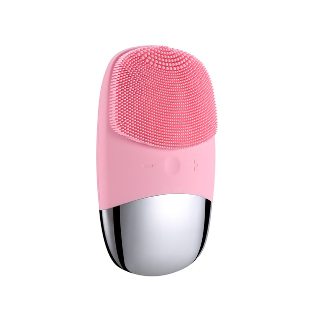 Mini Silicone Electric Face Cleansing Brush Electric Facial Cleanser Facial Cleansing Brush Skin Massager Skin Care Tools Hover Image