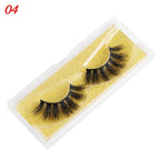 Mink Eyelashes 25mm Wispy Fluffy Fake Lashes