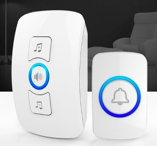 Wireless home doorbell remote AC remote control electronic senile caller Hover Image