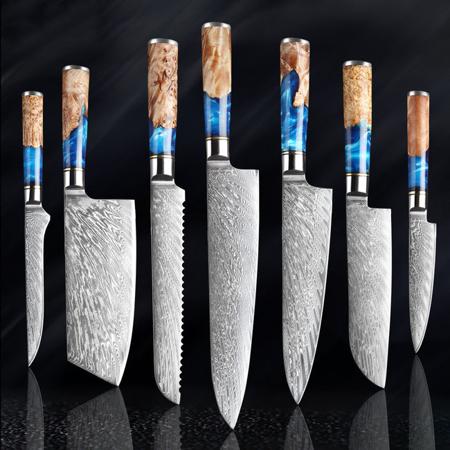 Kitchen Knife Set Chef's Knife Meat Chopping Knife Hover Image