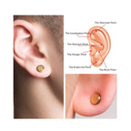 Quit Smoking Magnet Earrings Zerosmoke Auricular Therapy Magnet