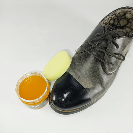 Shoe Care Kit 2 Piece Set Beeswax for Shoes and More