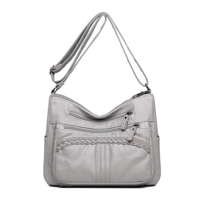 Large Capacity Multi-compartment Middle-aged And Elderly Women's Cross-body Bag Casual Small Square Bag Main Image