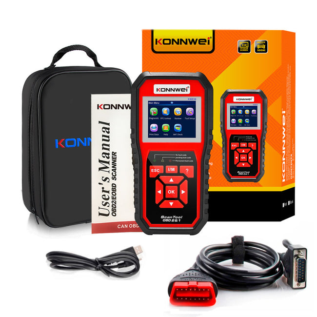 KW850 OBD2 CAN BUS Code Reader car engine fault code detector scanner Hover Image