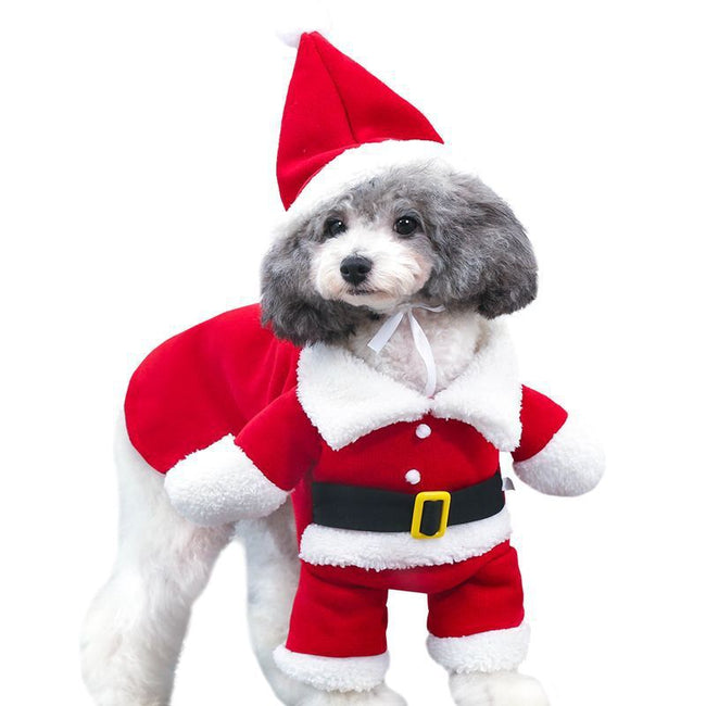 Pet Christmas Decoration Costume Pet Standing Costume Hover Image