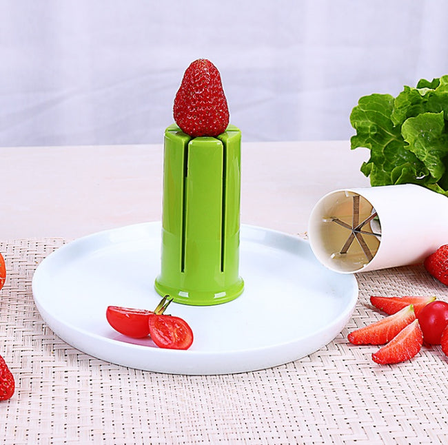 Creative Vegetable Cutters Fruit Kitchen Cucumber Carrot Divider Strawberry Slicer Splitter Kitchen Gadget Accessories Main Image