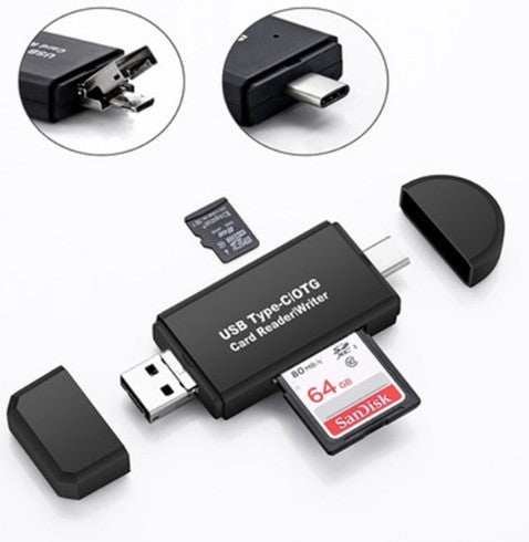 Smart Three-In-One Multi-Function Card Reader Hover Image