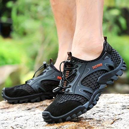 Breathable Slip On Hiking Shoes For Men Women All Season