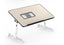 Adjustable Laptop Desk Stand Foldable Notebook Laptop Bed Table Can be Lifted Standing