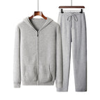 Men's Wool Coat Casual Pants Suit