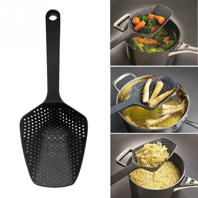 Nylon Strainer Large Scoop Colander Kitchen Appliances Spoon Shovel Soup Spoon Filter Cooking Tools Home Kitchen Accessories Hover Image
