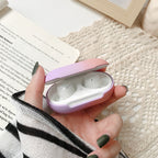 Gradient Rainbow Hard Shell Solid Color Earphone Protective Case