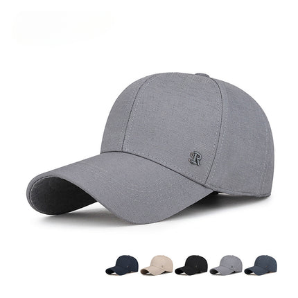 Mens Duckbill Baseball Cap Sun Protection Outdoor Hat
