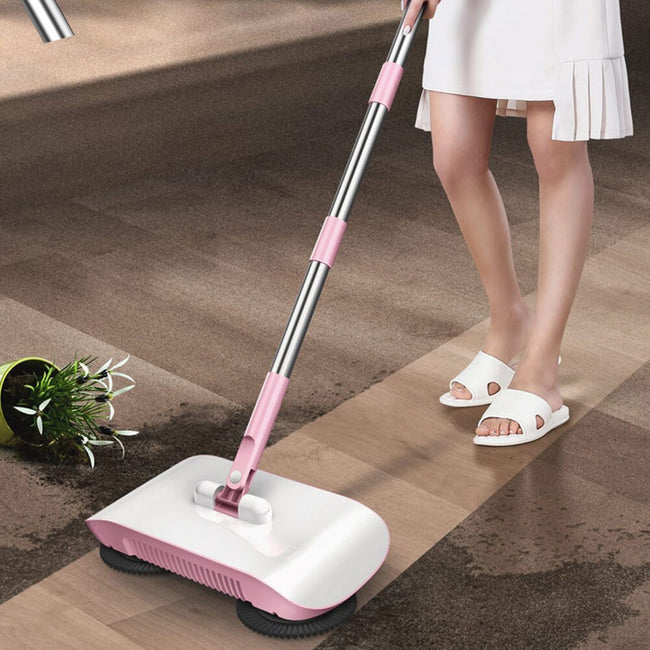 Hand Push Sweeper Household Broom Dustpan Mop Floor All-in-one Machine Gift Mop Sweeper Main Image