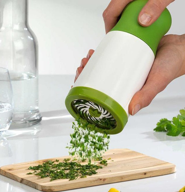 Herb Grinder Spice Mill Parsley Shredder Chopper Hover Image