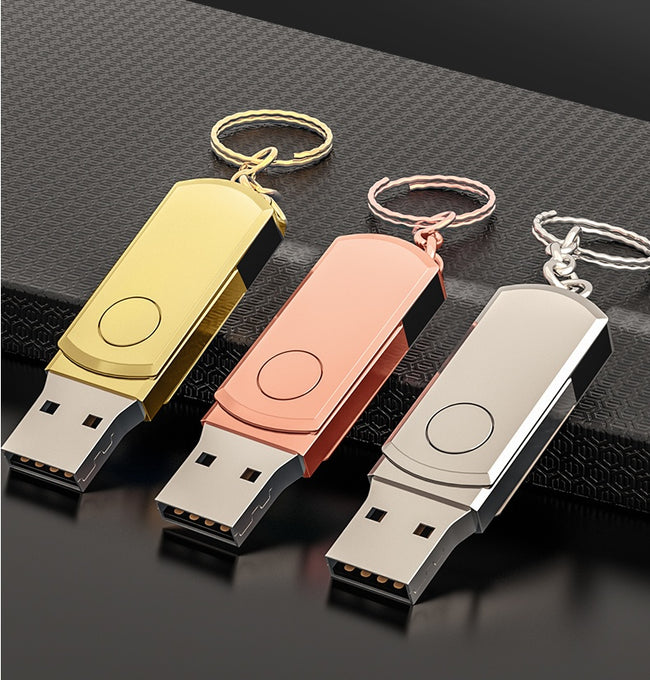 Compatible with Apple , Ultra-large capacity metal USB flash drive Hover Image