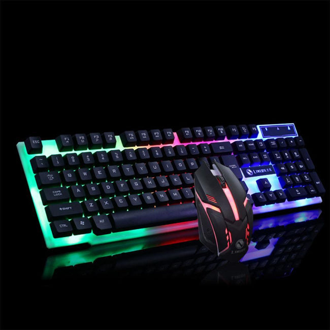 GTX300 Gaming CF LOL Gaming Keyboard Mouse Glowing Set Main Image