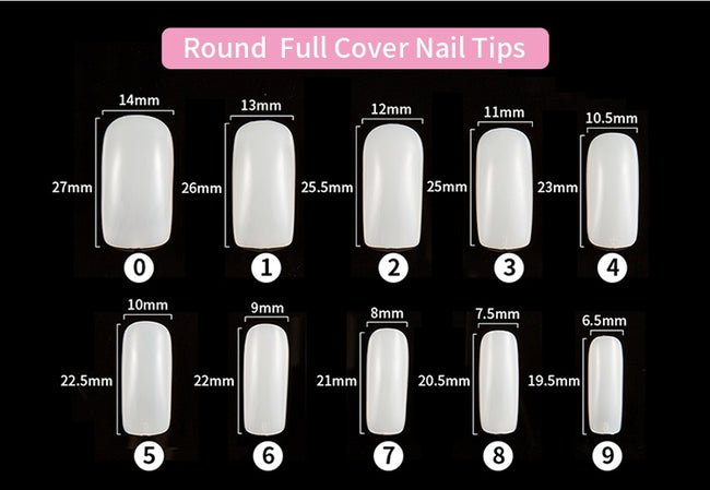 500 French nails Main Image